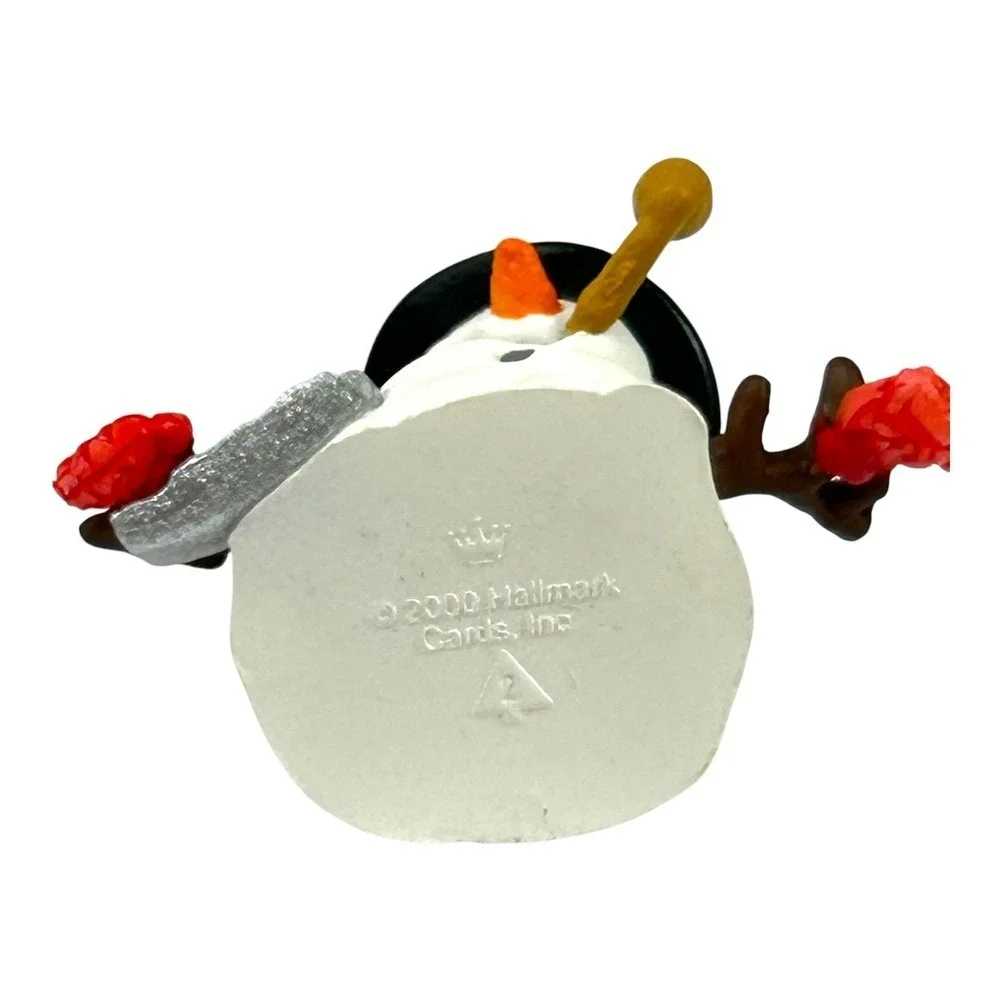 Hallmark HOLIDAY FLURRIES Mini‎ Keepsake Ornament Series #2 2000 Snowman